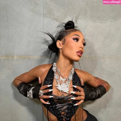 Coi Leray [ coi-leray ] - The heart shaped ass you fawn over  even though wifey s is right there