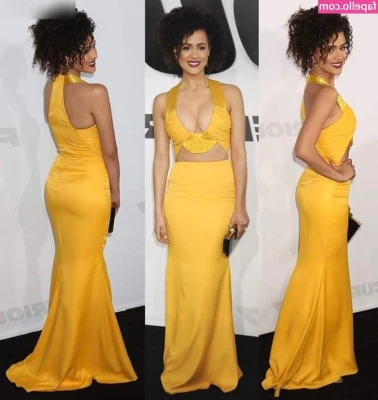 Nathalie Emmanuel [ nathalie-emmanuel ] - like my orange gloves