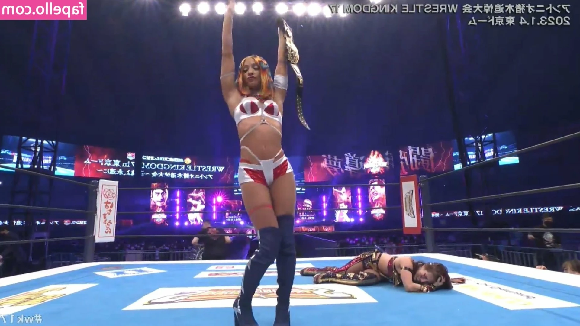 Mercedes Mone [ mercedes-mone ] - Layin out for all to see… There there, lay your head on my thighs,