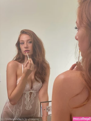 Madeline Ford [ madeline-ford ] - I felt hot in red