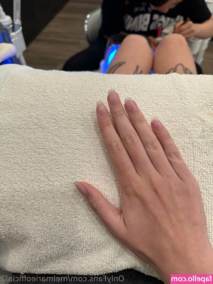 melmarieofficial2 - Oopsie  I have no panties on   because I was being naughty