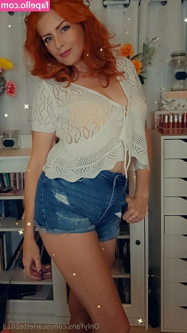 scarlette2023 - i have very sensitive nipples🤤 did you know about it?😈💦