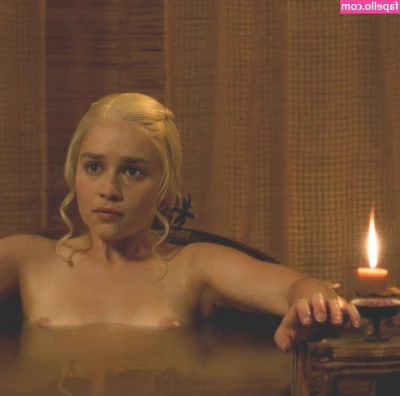 Emilia Clarke [ emilia-clarke ] - Here s Part 2 of the incredibly hot orgy featuring  jaxatwell 