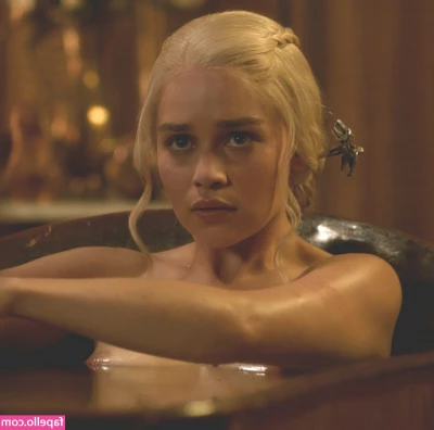 Emilia Clarke [ emilia-clarke ] - Holiday Peach