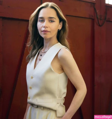 Emilia Clarke [ emilia-clarke ] - In love with this flight attendant costume😍 should I post