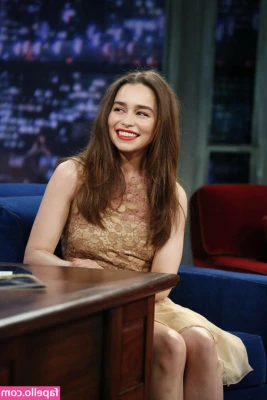 Emilia Clarke [ emilia-clarke ] - Thinking about the time he hit is so hard  I cried