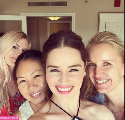 Emilia Clarke [ emilia-clarke ] - Happy Friday   would you cum all over my tits and spank me