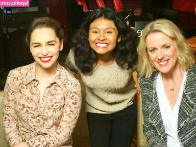 Emilia Clarke [ emilia-clarke ] - Quick little tan   circa 2018
