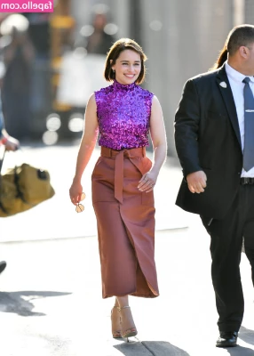 Emilia Clarke [ emilia-clarke ] - Monday’s suck but something exciting is coming in a few hours 👀 