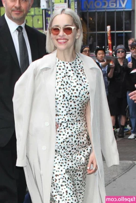 Emilia Clarke [ emilia-clarke ] - got my bra off for you babe  ready for me to turn around