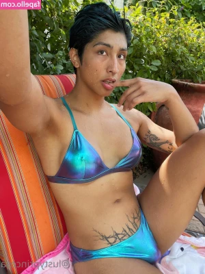 pixilust666 - Throwback to my purple hair  for this week s titty Tuesday
