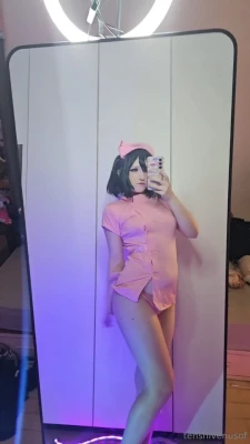 tenshivenusof - Dressing up and walking with a long dildo inside of me 💖😏