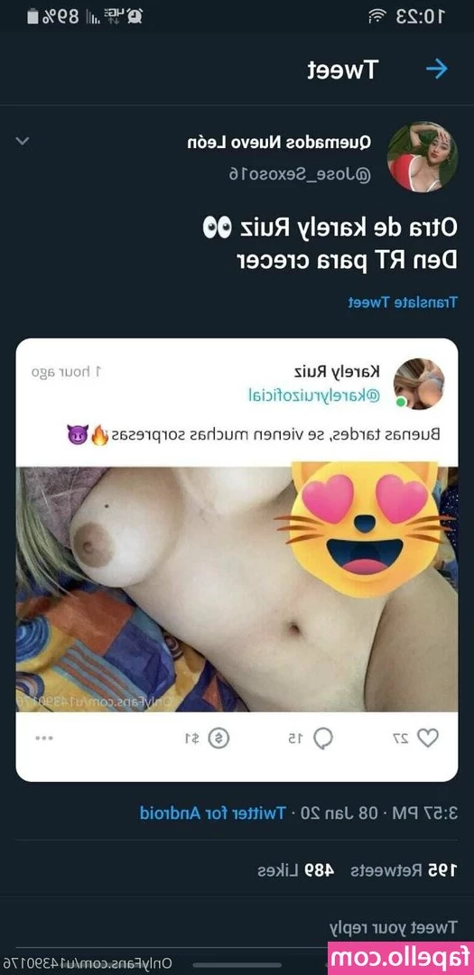 karelyruizoficial - Cum Shot - This was a thick load of cum!!! I love tasting my thick,