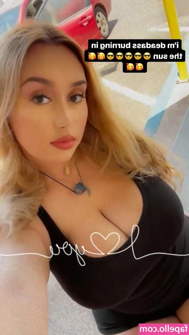 Chloe - Showing you the ta tas for titty Tuesday while doing the school run