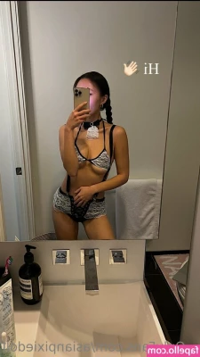asianpixiedoll - Come closer and feel the softness of my stockings on my gorgeous legs