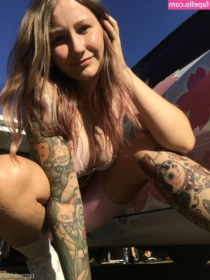 tattookitten - I love to tease   I m about to bust out of this little thong do you