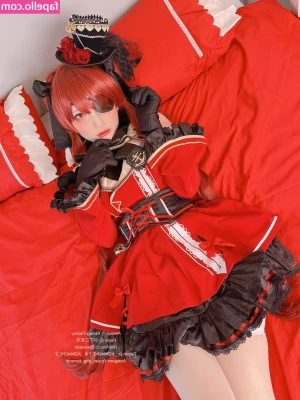 Fantasy Factory [ fantasy-factory ] - leather pants with red lingerie strip to fully naked