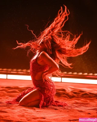 Shakira - Playing in my pajamas.