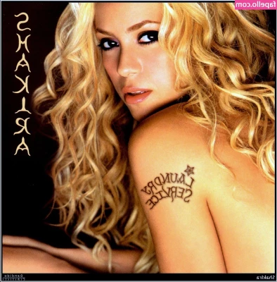 Shakira - I'm chilling in the telly right now. Sipping on something between