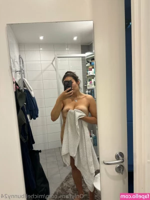 michellbunny24 - Next time I ll do it a little slower   Just trying on a lil something