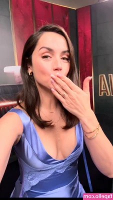Ana De Armas [ ana-de-armas-1 ] - I know you'd like me to take my hand out of there, but I won't... yet