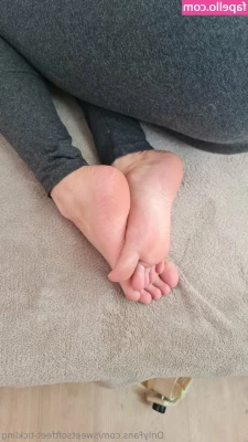 sweetsoftfeet-tickling - Just a bit of stroking to goon too