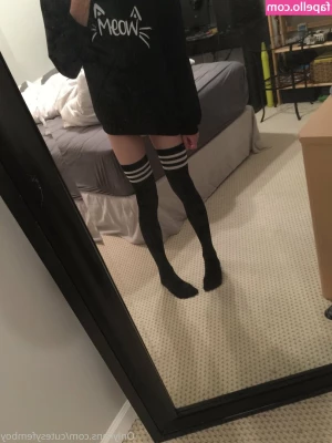 cutesyfemboy - Which do you like better  The black  amp  white or the color photo  I