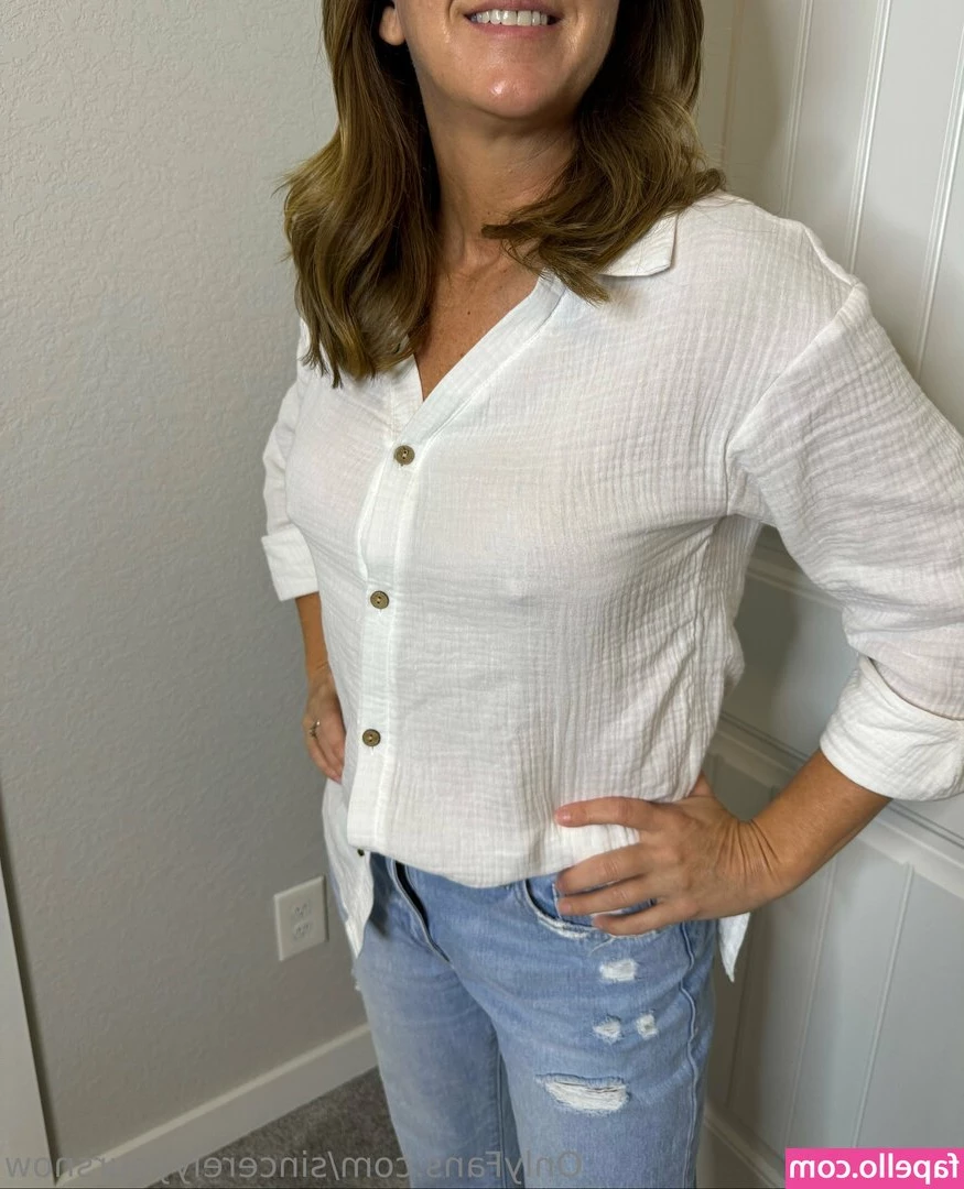 sincerelyyoursnow - I got my girl to put my top on  Of course she looks way better in it