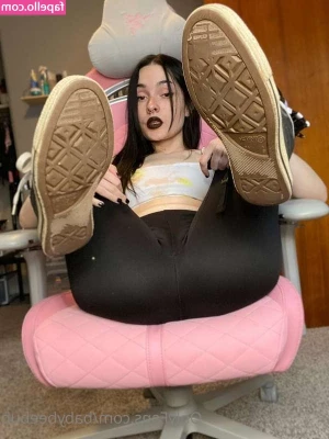 babybeebub - Got a little messy while baking delicious cupcakes for my subscribers