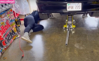 Britney Automotive [ britney-automotive ] - riding my favorite bbc dildo