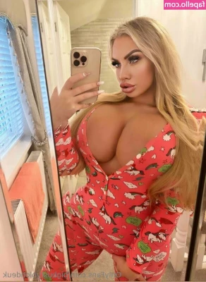 bigbustyblondeuk - It s getting hot outside