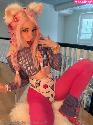 Belle Delphine [ belle-delphine-11 ] - Might as well strip it off here in the parking lot. Cuz why not?