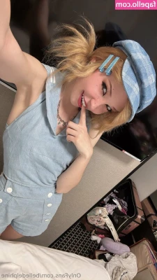 Belle Delphine [ belle-delphine-11 ] - New photos  Enjoying my heavy uncut dick