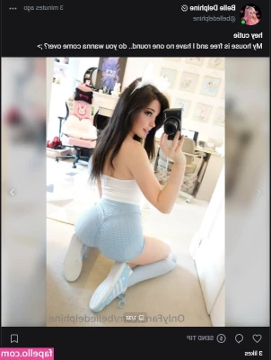 Belle Delphine [ belle-delphine-11 ] - What's your least favorite sound? Mine is the alarm clock⏰ I would part 1