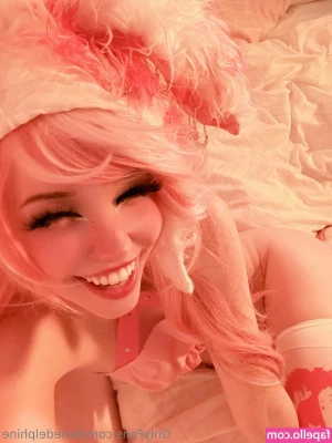 Belle Delphine [ belle-delphine-11 ] - Your Rosie  in a rosey nightgown  helping you see the world through