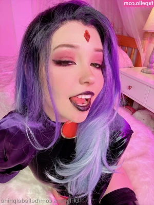 Belle Delphine [ belle-delphine-11 ] - Slowly unraveling this bow  just like in slowly unraveling that mind