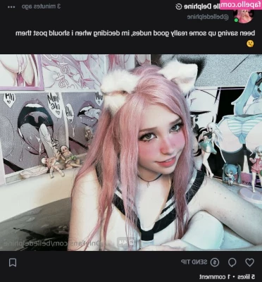 Belle Delphine [ belle-delphine-11 ] - Here is some foot ASMR   time to unwind after a long day