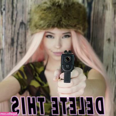 Belle Delphine [ belle-delphine-11 ] - around here it feels very hot   more between my legs
