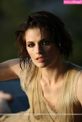 Stana Katic [ stana-katic ] - do you like this red lingerie on me?