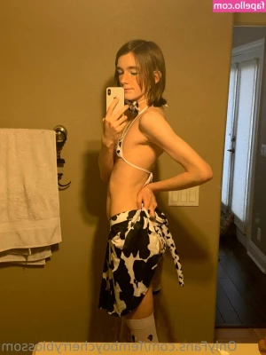 femboycherryblossom - COWGIRL SEX TAPE      Watch me ride this thick cock til I cum