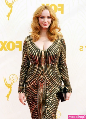 Christina Hendricks [ christina-hendricks ] - A giant is kissing you and tasting you up close and then decides to