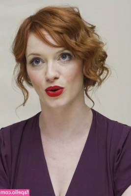 Christina Hendricks [ christina-hendricks ] - this nightie might be a bit short