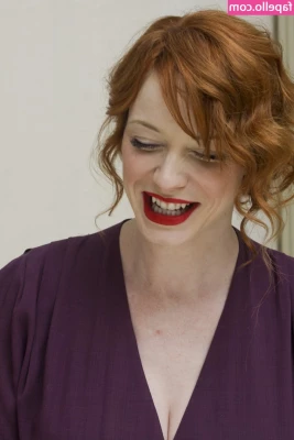 Christina Hendricks [ christina-hendricks ] - Was thinking of hanging out in my backyard like this a bit more…