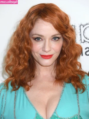 Christina Hendricks [ christina-hendricks ] - Bamboo cane. Stripper heels & lead and collar 🔞😈 BG