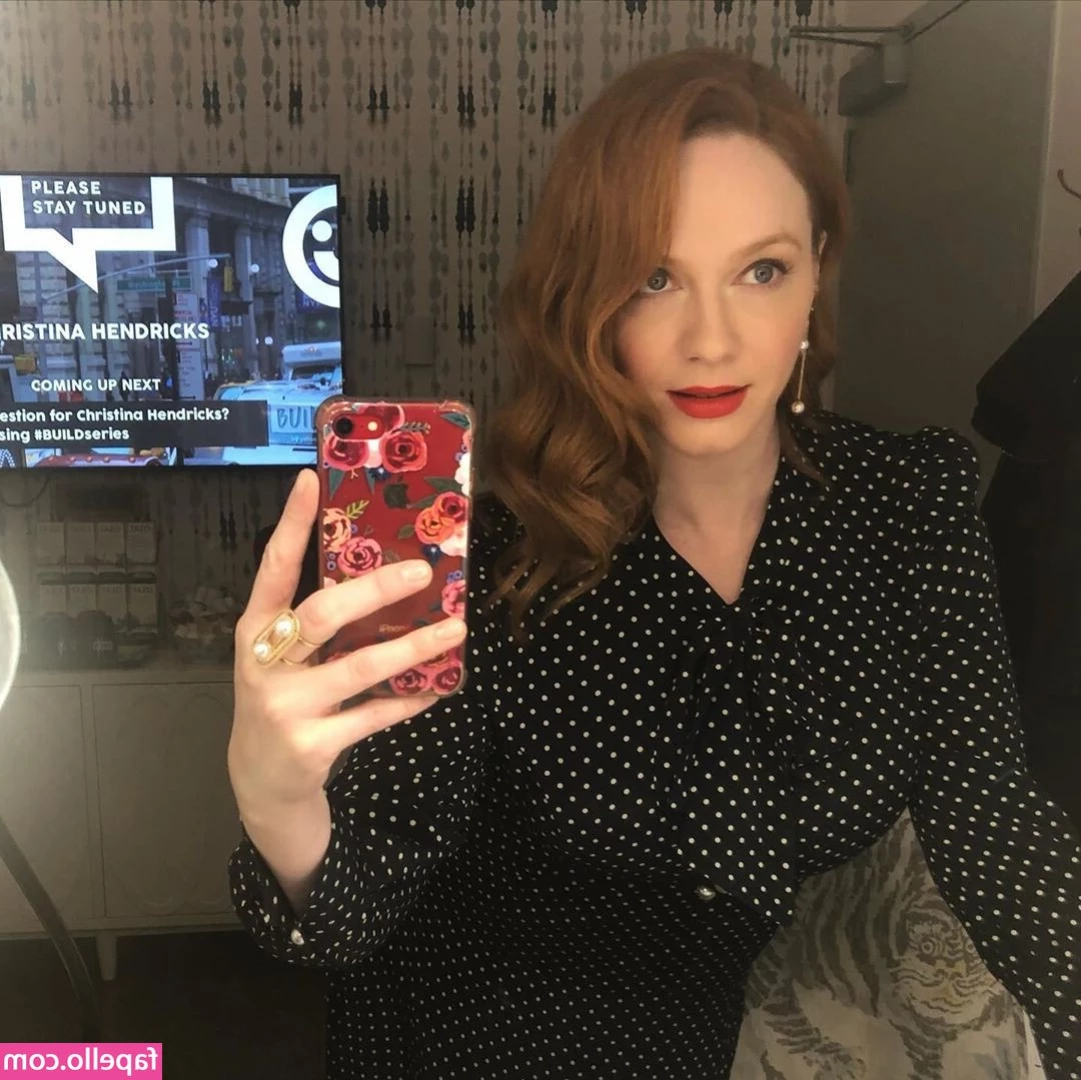 Christina Hendricks [ christina-hendricks ] - The red chemise shoot
