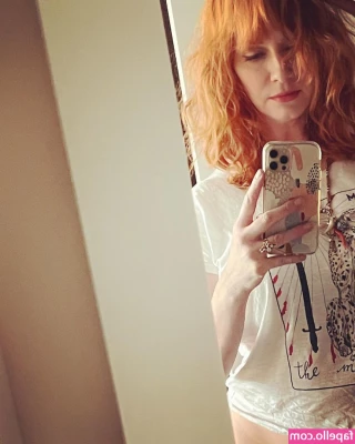 Christina Hendricks [ christina-hendricks ] - Would you SPANK me in this? 🍑