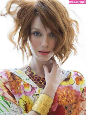 Christina Hendricks [ christina-hendricks ] - I suppose sleeves wouldn t look too bad
