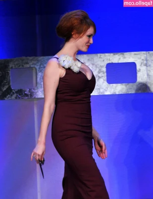 Christina Hendricks [ christina-hendricks ] - how much extra credit do we get for this? ʚ♡ɞ w/ @missdemeanor19