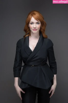 Christina Hendricks [ christina-hendricks ] - Went a lil darker and more purple with my hair, do you like it?