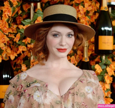 Christina Hendricks [ christina-hendricks ] - striptease in my backyard~